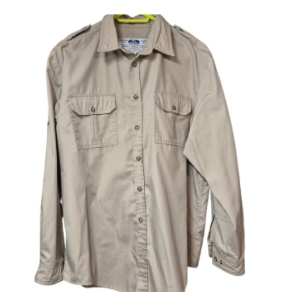 Vintage Tilley's Button Up Shirt Utility Safari Men's Size Large - Picture 2 of 13